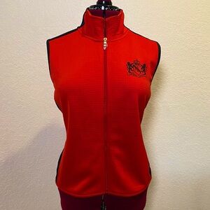 Ralph Lauren | Red Athletic Sweater Vest XL 🃏
